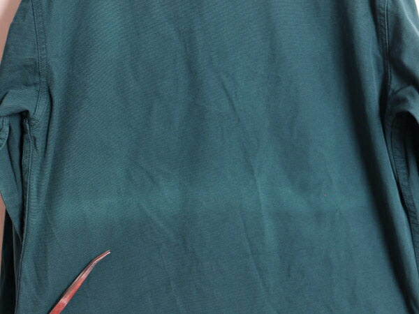 80s デカタグ パタゴニア コットン キャンバス 長袖 シャツ メンズ S 古着 80年代 ヴィンテージ Patagonia 旧タグ ワーク アウトドア 無地