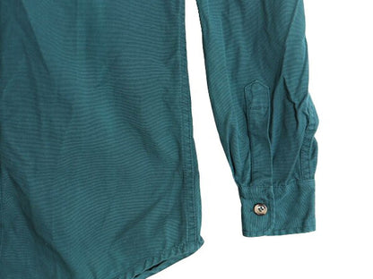 80s デカタグ パタゴニア コットン キャンバス 長袖 シャツ メンズ S 古着 80年代 ヴィンテージ Patagonia 旧タグ ワーク アウトドア 無地