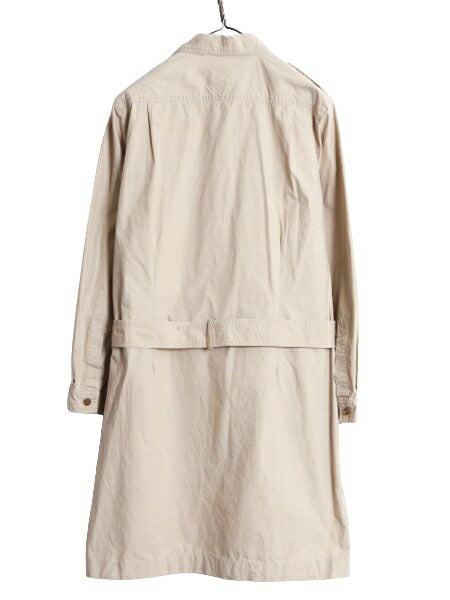 80s バナナリパブリック サファリ シャツ ハーフ コート レディース M ヴィンテージ BANANA REPUBLIC 旧タグ ブッシュ ジャケット コットン