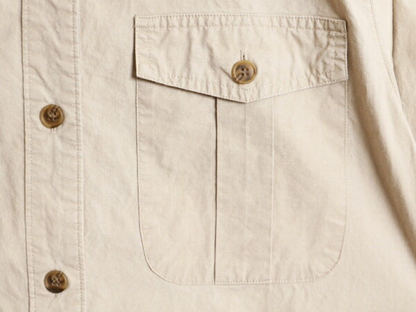 80s バナナリパブリック サファリ シャツ ハーフ コート レディース M ヴィンテージ BANANA REPUBLIC 旧タグ ブッシュ ジャケット コットン