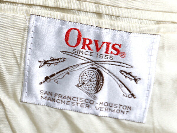 80s USA製 オービス コットン テーラード ジャケット メンズ L / 80年代 ヴィンテージ ORVIS 段返り 3ボタン サマー ブレザー マルチカラー