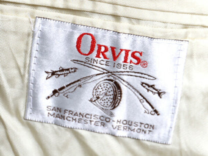 80s USA製 オービス コットン テーラード ジャケット メンズ L / 80年代 ヴィンテージ ORVIS 段返り 3ボタン サマー ブレザー マルチカラー