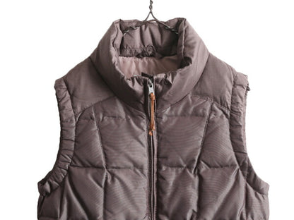 1942 復刻モデル エディーバウアー ユーコン ダウン ベスト レディース M / EDDIE BAUER キルティング フルジップ ナイロン 重ね着 前開き