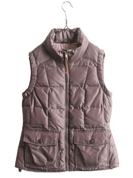 1942 復刻モデル エディーバウアー ユーコン ダウン ベスト レディース M / EDDIE BAUER キルティング フルジップ ナイロン 重ね着 前開き