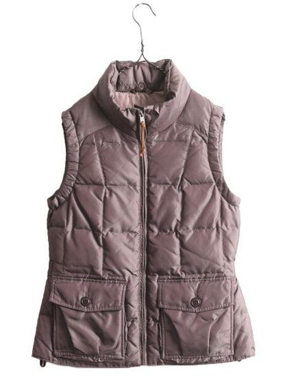 1942 復刻モデル エディーバウアー ユーコン ダウン ベスト レディース M / EDDIE BAUER キルティング フルジップ ナイロン 重ね着 前開き