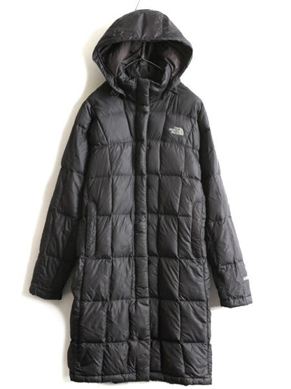 US企画 希少サイズ S ■ ノースフェイス ロング ダウン コート レディース / The North Face パーカー ジャケット キルティング 600フィル