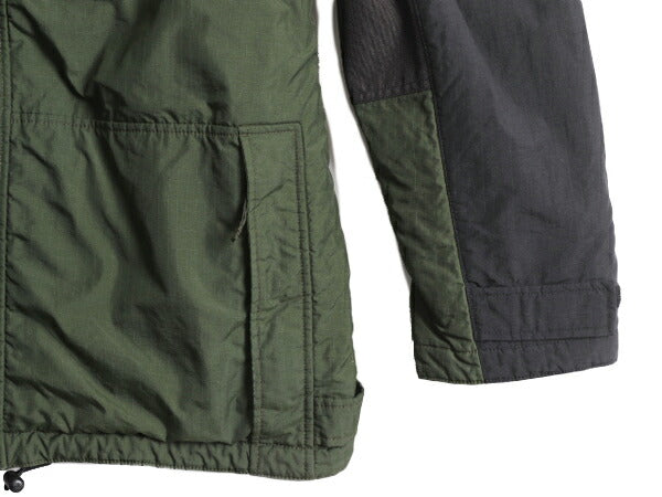 ラルフローレン 中綿 ナイロン ジャケット メンズ XL POLO JEANS 裏フリース ハイネック ジャンパー ブルゾン 大きいサイズ 2トーン 黒 緑