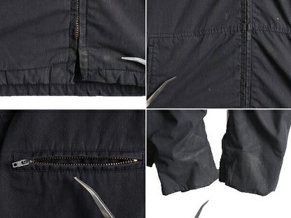 70s 72年製 USN ネイビー サブマリン ジャケット メンズ S 古着 70年代 ヴィンテージ ユーティリティ ミリタリー NAVY 軍物 ジャンパー 紺
