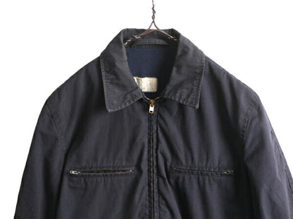 70s 72年製 USN ネイビー サブマリン ジャケット メンズ S 古着 70年代 ヴィンテージ ユーティリティ ミリタリー NAVY 軍物 ジャンパー 紺