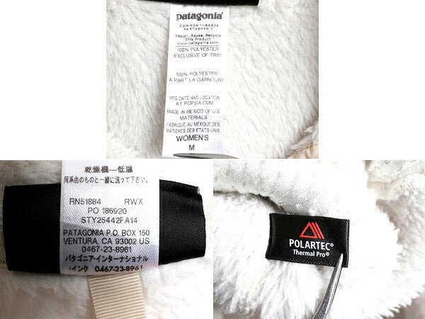 14年製 ■ パタゴニア リツール スナップT プルオーバー ジャケット レディース M / Patagonia フリース ボア ブルゾン ジャンパー パイル