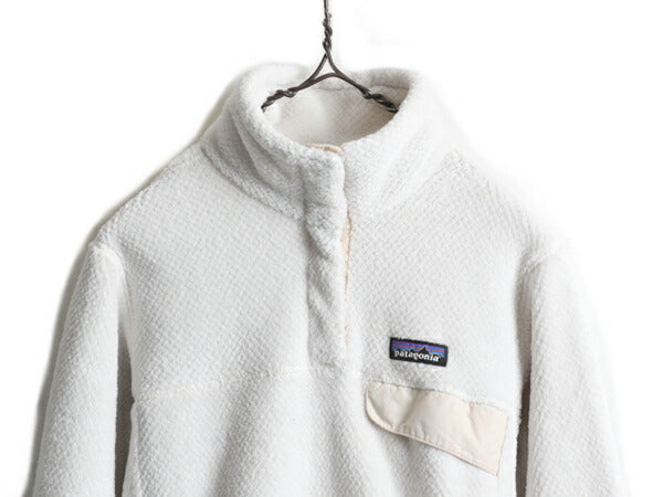 14年製 ■ パタゴニア リツール スナップT プルオーバー ジャケット レディース M / Patagonia フリース ボア ブルゾン ジャンパー パイル