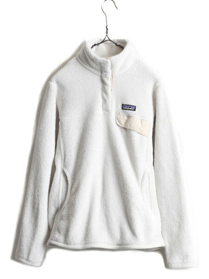 14年製 ■ パタゴニア リツール スナップT プルオーバー ジャケット レディース M / Patagonia フリース ボア ブルゾン ジャンパー パイル