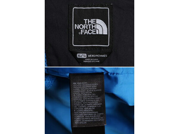ノースフェイス HYVENT ナイロン マウンテン パーカー ジャケット メンズ XL 古着 The North Face アウトドア ジャンパー マンパ フード 黒