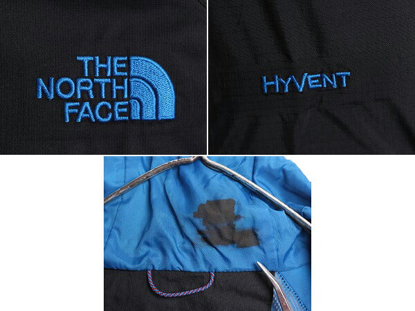 ノースフェイス HYVENT ナイロン マウンテン パーカー ジャケット メンズ XL 古着 The North Face アウトドア ジャンパー マンパ フード 黒
