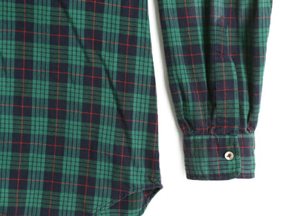 80s USA製 エルエルビーン タータン チェック フランネル シャツ メンズ XL 古着 ヴィンテージ LLBean 長袖シャツ ネルシャツ 大きいサイズ