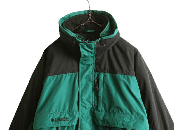 00s コロンビア ナイロン マウンテン ジャケット メンズ L 古着 00年代 Colombia GIZZMO フルジップ インターチェンジ 中綿ジャケット付き