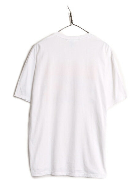 90s USA製 ビンゴ ジョーク メッセージ プリント Tシャツ メンズ XL / 古着 90年代 オールド 当時物 イラスト グラフィック 半袖Tシャツ 白