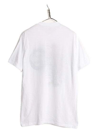 80s USA製 フィッシング ジョーク メッセージ プリント Tシャツ メンズ L 小さめ M / 古着 ヴィンテージ イラスト 当時物 シングルステッチ