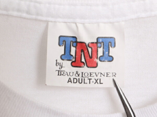 80s USA製 フィッシング ジョーク メッセージ プリント Tシャツ メンズ L 小さめ M / 古着 ヴィンテージ イラスト 当時物 シングルステッチ