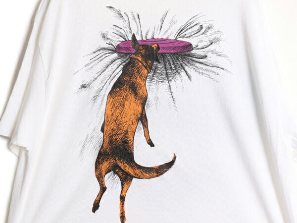 90s USA製 ドッグ イラスト プリント Tシャツ メンズ XL 90年代 オールド アート グラフィック アニマル シングルステッチ ヘビーウェイト