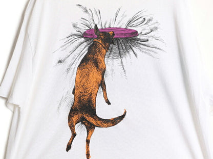90s USA製 ドッグ イラスト プリント Tシャツ メンズ XL 90年代 オールド アート グラフィック アニマル シングルステッチ ヘビーウェイト
