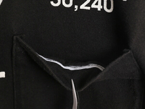 90s USA製 企業 プリント ポケット付き 半袖 Tシャツ メンズ L 90年代 オールド 企業物 当時物 ポケT ヘビーウェイト シングルステッチ 黒