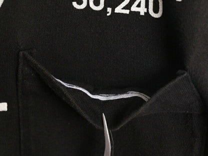 90s USA製 企業 プリント ポケット付き 半袖 Tシャツ メンズ L 90年代 オールド 企業物 当時物 ポケT ヘビーウェイト シングルステッチ 黒