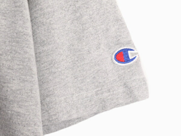 90s チャンピオン 2段 カレッジ プリント Tシャツ メンズ L / 90年代 オールド Champion 半袖Tシャツ ヘビーウェイト 霜降り 灰 メキシコ製