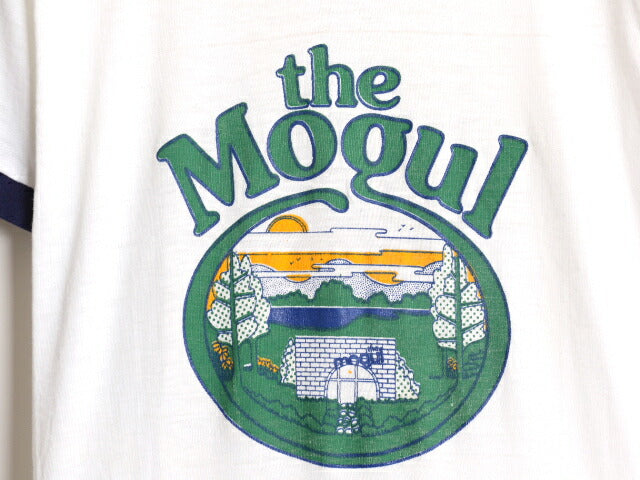 70s 80s USA製 企業 イラスト プリント リンガー Tシャツ メンズ レディース S / 70年代 80年代 ヴィンテージ 当時物 シングルステッチ 白