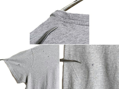 ■ ポロ ラルフローレン 星条旗 Pロゴ ワッペン 刺繍 半袖 Tシャツ メンズ XL 古着 POLO フラッグ ロゴ クルーネック シングルステッチ 灰