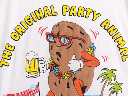 デッドストック 80s USA製 バドワイザー パロディ プリント Tシャツ メンズ M 小さめ S / 80年代 ヴィンテージ キャラクター 当時物 企業物