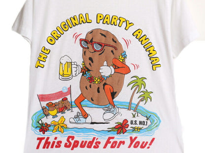 デッドストック 80s USA製 バドワイザー パロディ プリント Tシャツ メンズ M 小さめ S / 80年代 ヴィンテージ キャラクター 当時物 企業物