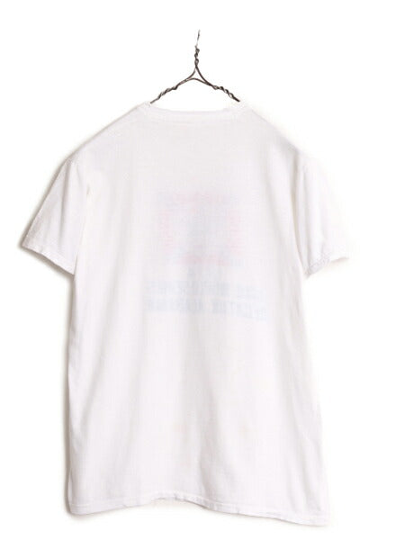 70s USA製 ベースボール 4段 染込み プリント Tシャツ M 小さめ XS 70年代 ヴィンテージ 当時物 フルーツオブザルーム シングルステッチ 白