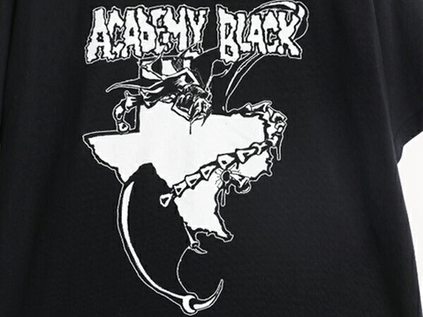 00s バンド グラフィック イラスト プリント Tシャツ メンズ M 00年代 オールド ロック 音楽 音物 ヘビーウェイト ブラック モノトーン 黒