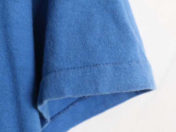 70s メッセージ プリント Tシャツ メンズ XL 小さめ M 程/ 70年代 ヴィンテージ 100% コットン ジョーク グラフィック シングルステッチ 青