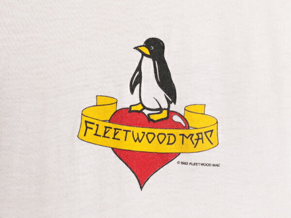 80s フリートウッドマック ツアー プリント リンガー Tシャツ メンズ S 程 80年代 ヴィンテージ Fleetwood Mac オフィシャル ロック バンド