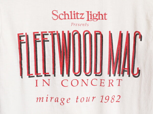 80s フリートウッドマック ツアー プリント リンガー Tシャツ メンズ S 程 80年代 ヴィンテージ Fleetwood Mac オフィシャル ロック バンド