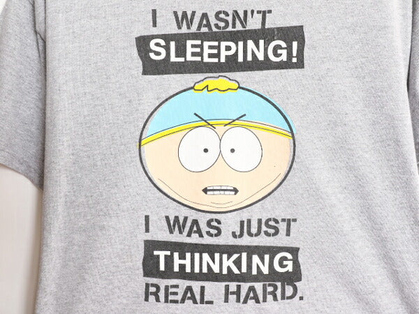 00s サウスパーク イラスト プリント Tシャツ メンズ L / 00年代 オールド SOUTH PARK オフィシャル 当時物 キャラクター アニメ 霜降り 灰