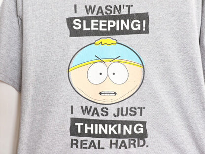 00s サウスパーク イラスト プリント Tシャツ メンズ L / 00年代 オールド SOUTH PARK オフィシャル 当時物 キャラクター アニメ 霜降り 灰
