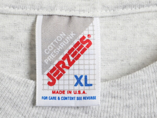 90s USA製 ■ フィッシング ジョーク メッセージ プリント Tシャツ メンズ XL / 90年代 オールド 釣り イラスト 当時物 ヘビーウェイト 灰