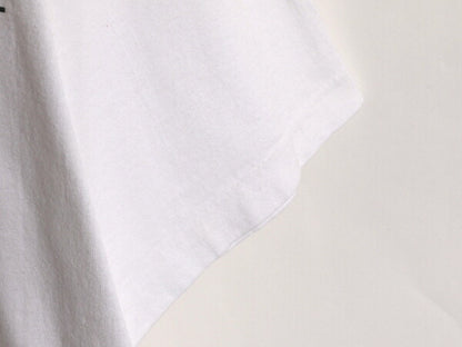 90s ペリーエリス メッセージ ロゴ プリント Tシャツ メンズ レディース XL 90年代 オールド PERRY ELLIS シングルステッチ 白 モノトーン