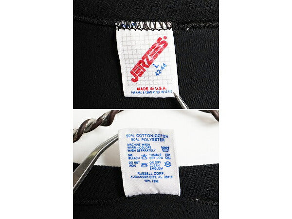 80s USA製 バドワイザー x US ARMY イラスト プリント Tシャツ メンズ L / 80年代 ヴィンテージ 企業物 当時物 オフィシャル ミリタリー 黒