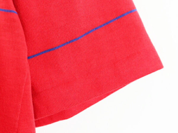 80s USA製 ボーダー ポケット付き Tシャツ メンズ M 古着 80年代 ヴィンテージ アメリカ製 ツートーン シングルステッチ 半袖Tシャツ ポケT