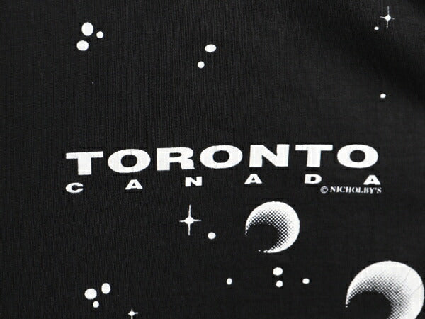 デッドストック 90s 宇宙 アート イラスト オールオーバー プリント Tシャツ メンズ XL 程/ 90年代 オールド 大判 アート グラフィック 黒