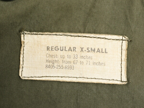 60s 64年製 米軍実物 US ARMY M-51 フィールド ジャケット X-SMALL REGULAR 60年代 ヴィンテージ ミリタリー アーミー 軍物 M51 ジャンパー
