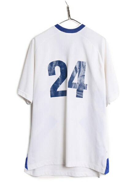 90s USA製 アディダス サッカー ユニフォーム メンズ XL / オールド adidas EQUIPMENT トレーニング ゲームシャツ ジャージ ナンバリング