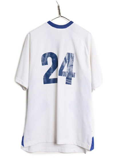90s USA製 アディダス サッカー ユニフォーム メンズ XL / オールド adidas EQUIPMENT トレーニング ゲームシャツ ジャージ ナンバリング