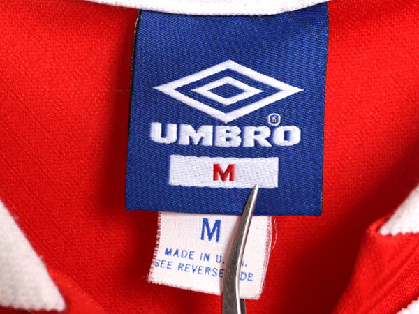 90s USA製 アンブロ サッカー プラクティス シャツ メンズ M / 90年代 オールド UMBRO フットボール ユニフォーム ジャージ ゲームシャツ