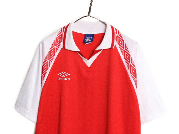 90s USA製 アンブロ サッカー プラクティス シャツ メンズ M / 90年代 オールド UMBRO フットボール ユニフォーム ジャージ ゲームシャツ