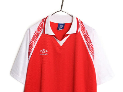90s USA製 アンブロ サッカー プラクティス シャツ メンズ M / 90年代 オールド UMBRO フットボール ユニフォーム ジャージ ゲームシャツ
